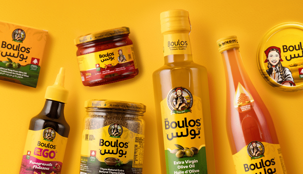 Boulos Post Full Packaging design by Litenby for F&B brand